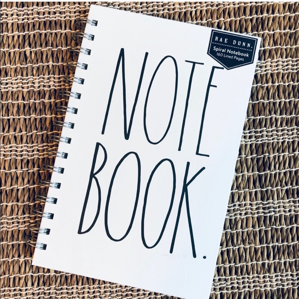Rae Dunn • NWT Spiral Note Book 📝
